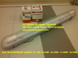 Kap Waterproof Anti Pecah Lampu TL LED 10W High Quality